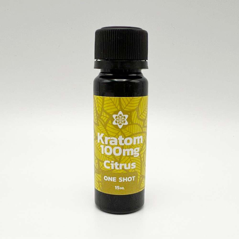 Kratom Shots 100 mg | Caffeine-Free • Citrus