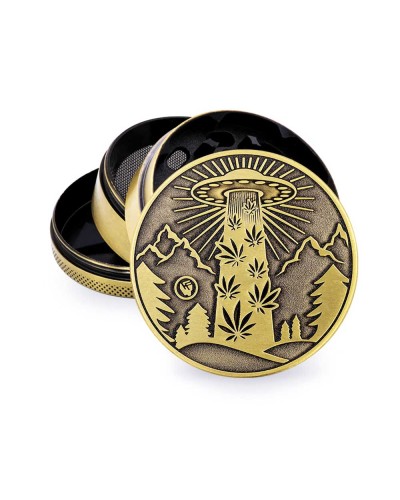 Metal Grinder Gold 420 Ufo • ⌀60 mm • 4-parts