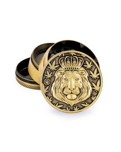 Metal Grinder • Gold Lion • ⌀50 mm • 4-parts
