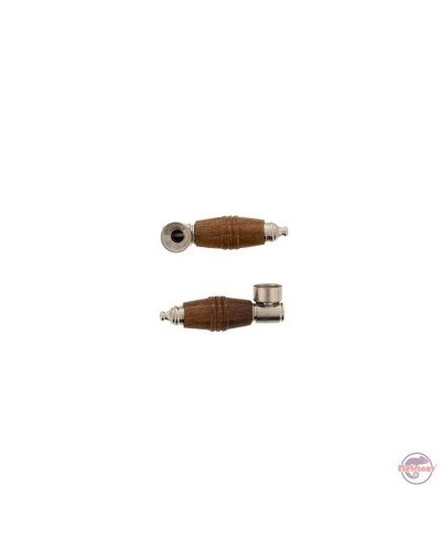 Metal Pipe Wood • 8cm • Black