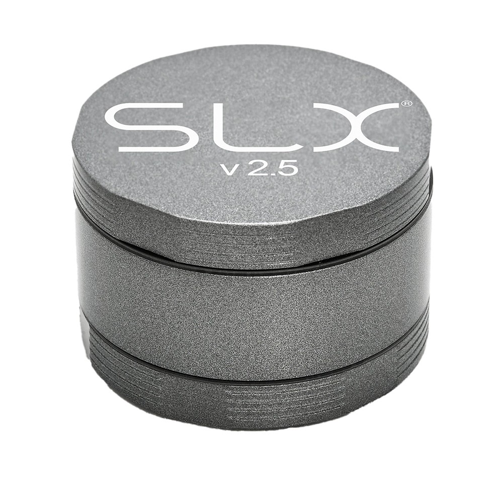 SLX Grinder Aluminium Non Sticky 62mm • Silver