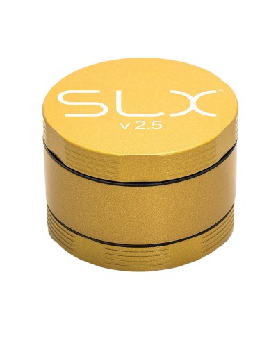SLX Grinder Aluminium Non Sticky • 62mm • Yellow Gold