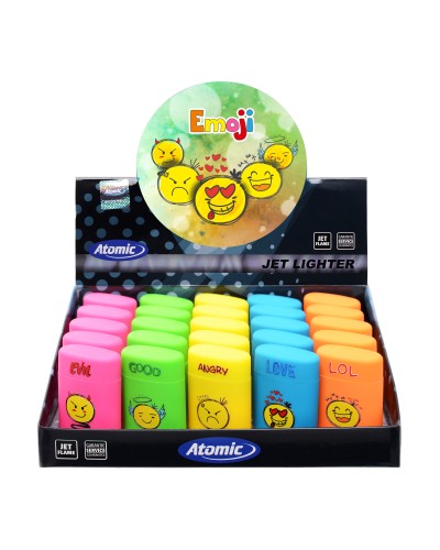 Atomic Blue Jetflame Emoji Display