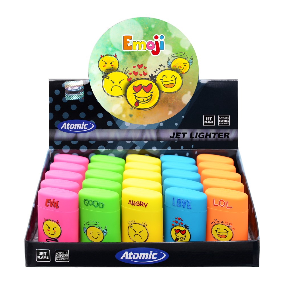 Atomic Blue Jetflame Emoji Display