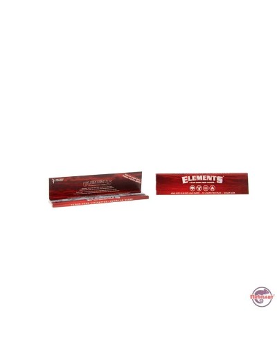 Elements Red (Hemp) • KS Slim • 50 pks a Box 33L