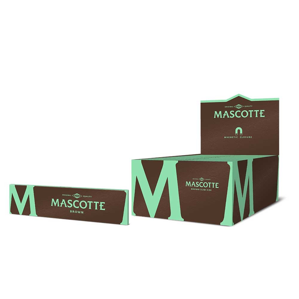 Mascotte Brown Slim Size with Magnet • 50pks • 34l