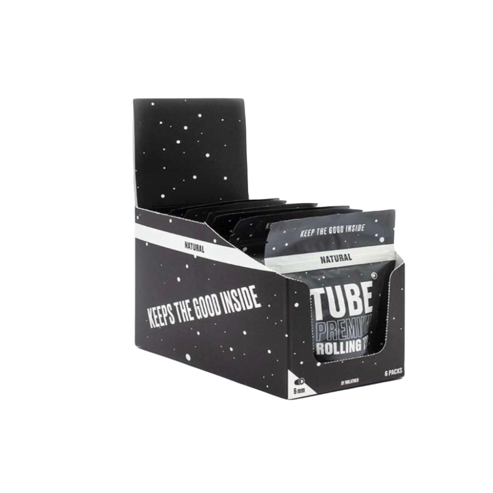 Tube supreme joint filter • 6mm • Natural Display • 6 x 100 pcs