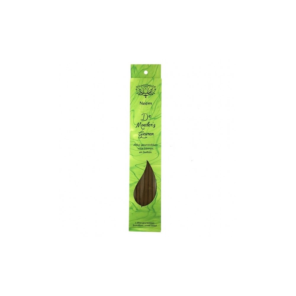 Incense Neem • De Moeder's Scents • 6 thick fragrance sticks